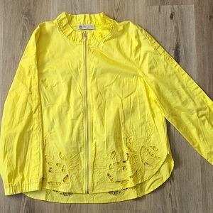 Yellow, Light zip up jacket